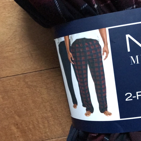 NWT Nautica Mens Pajama 2 Pants Plaid - Picture 10 of 11